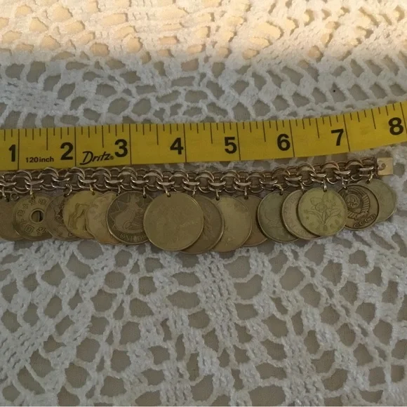 🌹Host Pick- Gold 15 Coin Heavy Charm Bracelet/ ELCO 1/20,12 K Gold Filled - Picture 16 of 16